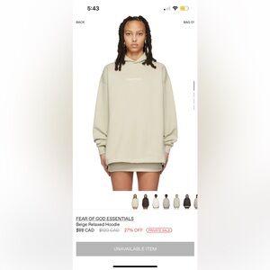 FEAR OF GOD ESSENTIALS SWEAT SET